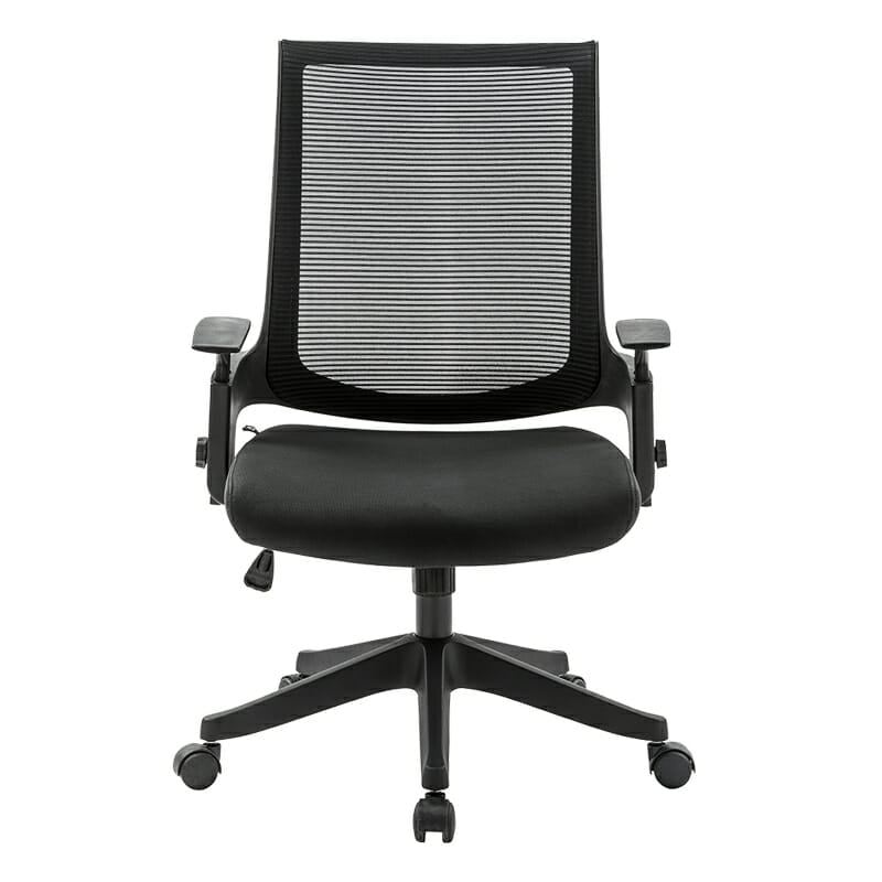 Silla Operativa H2 Mesh Y Tela Negra