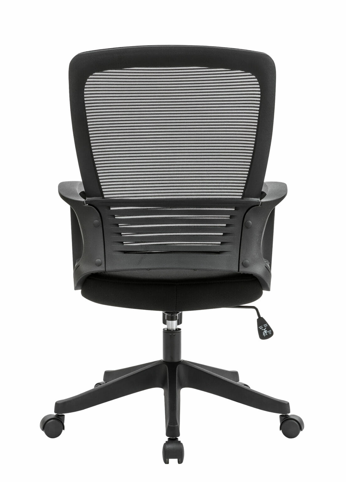 Silla Operativa H3 Mesh Y Tela Negra Estructura Negra