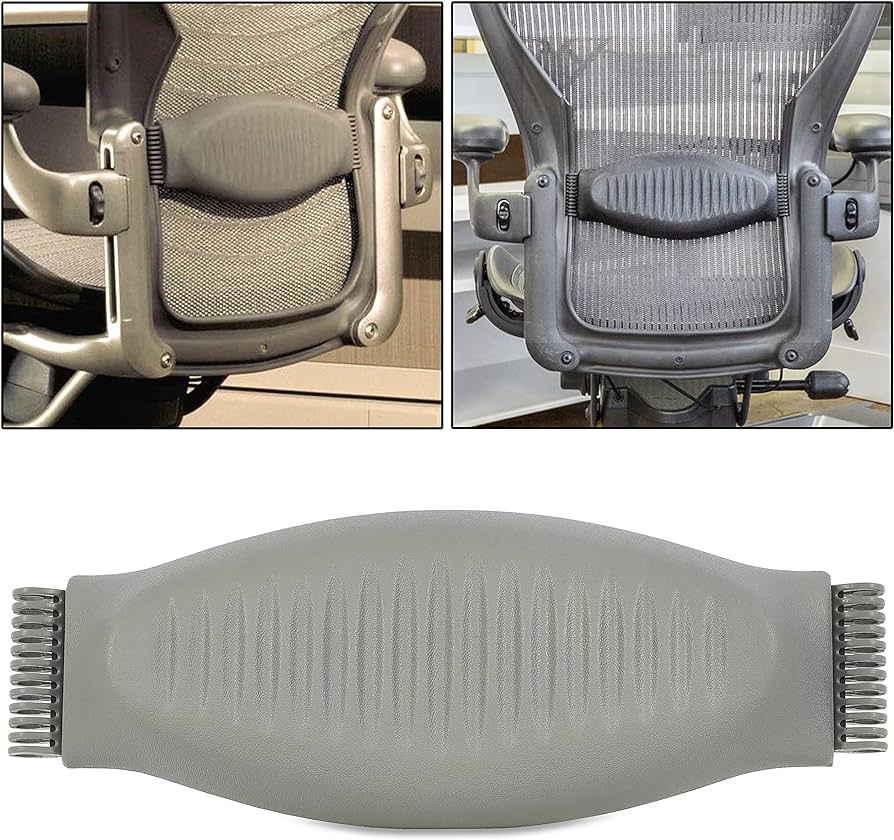 Soporte Lumbar Almohadilla De Apoyo Para Silla Herman Miller Classic Color gris