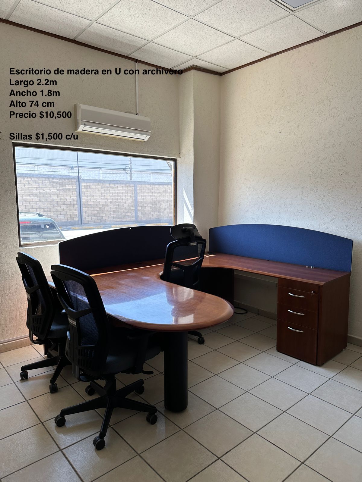 Escritorios de madera seminuevos
