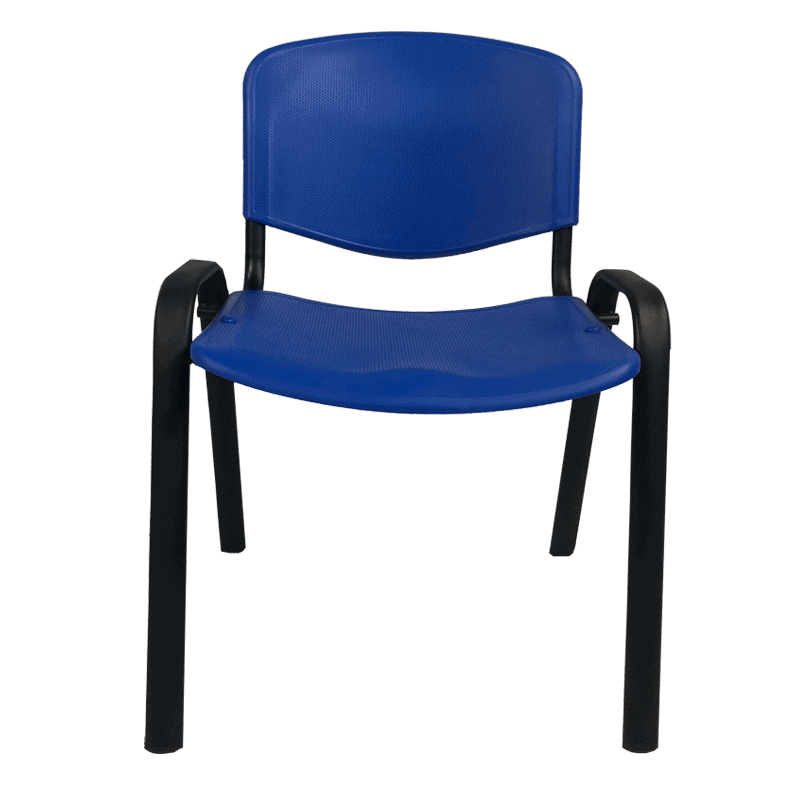 Silla De Visita Allegro Sin Brazos Respaldo Y Asiento En Plástico