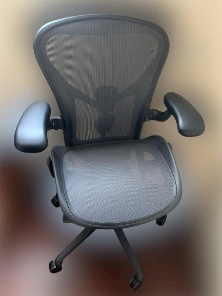 Aeron Grafito con soporte lumbar ajustable Posturefit SL talla C