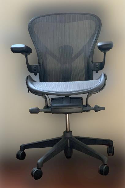 Aeron Grafito con soporte lumbar ajustable Posturefit SL talla C