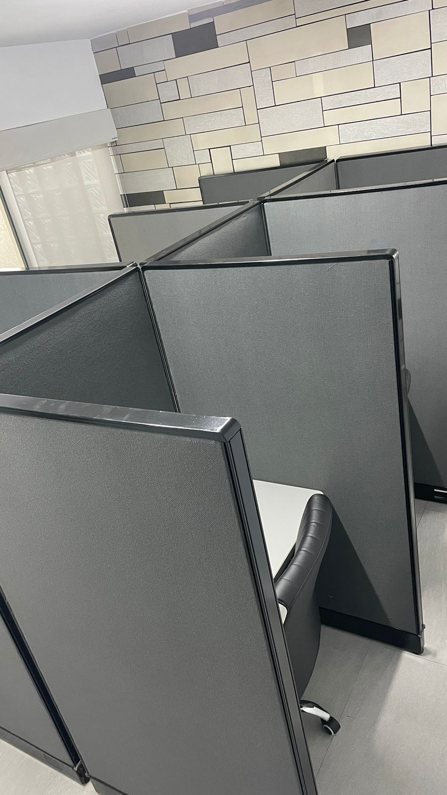 Módulos de trabajo 90cm callcenter oficina de fabricación