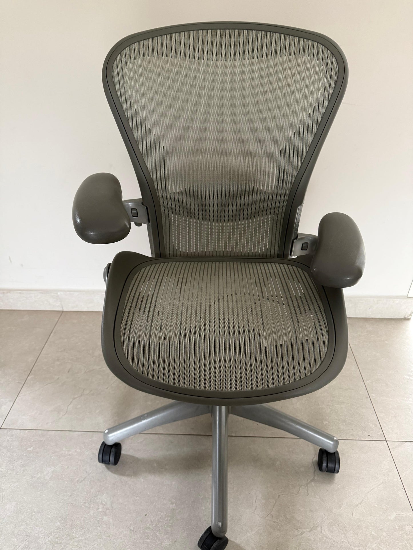 Aeron Classic color gris usada talla B